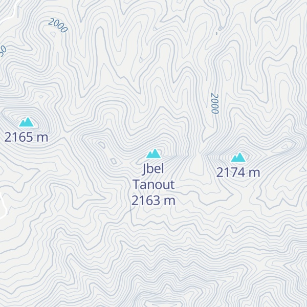 Map of Jbel Tanout