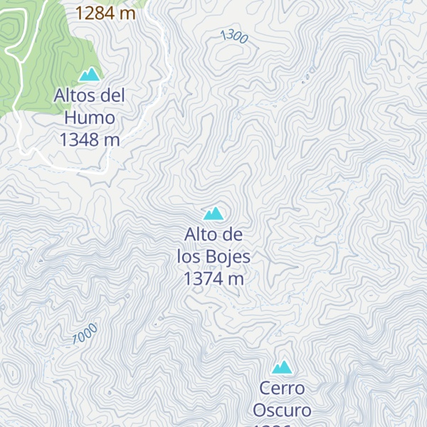 Map of Alto de los Bojes