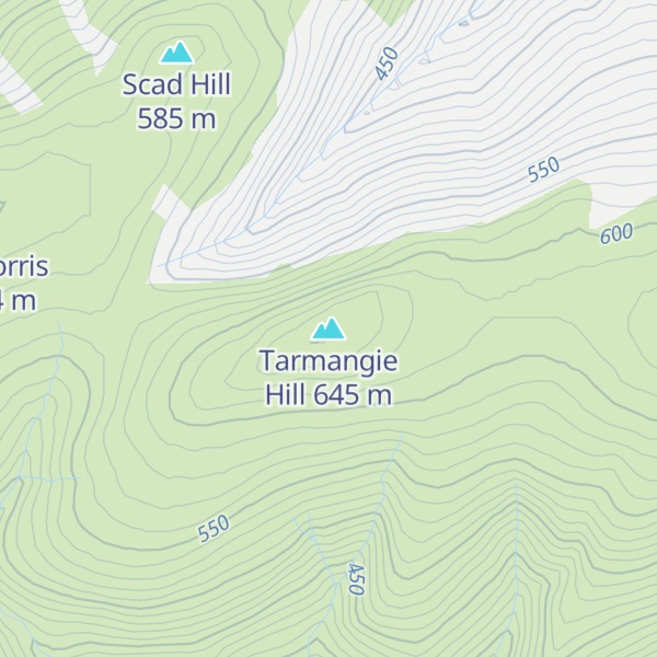 Map of Tarmangie Hill