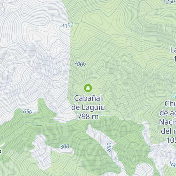 Map of Cabañal de Laguíu