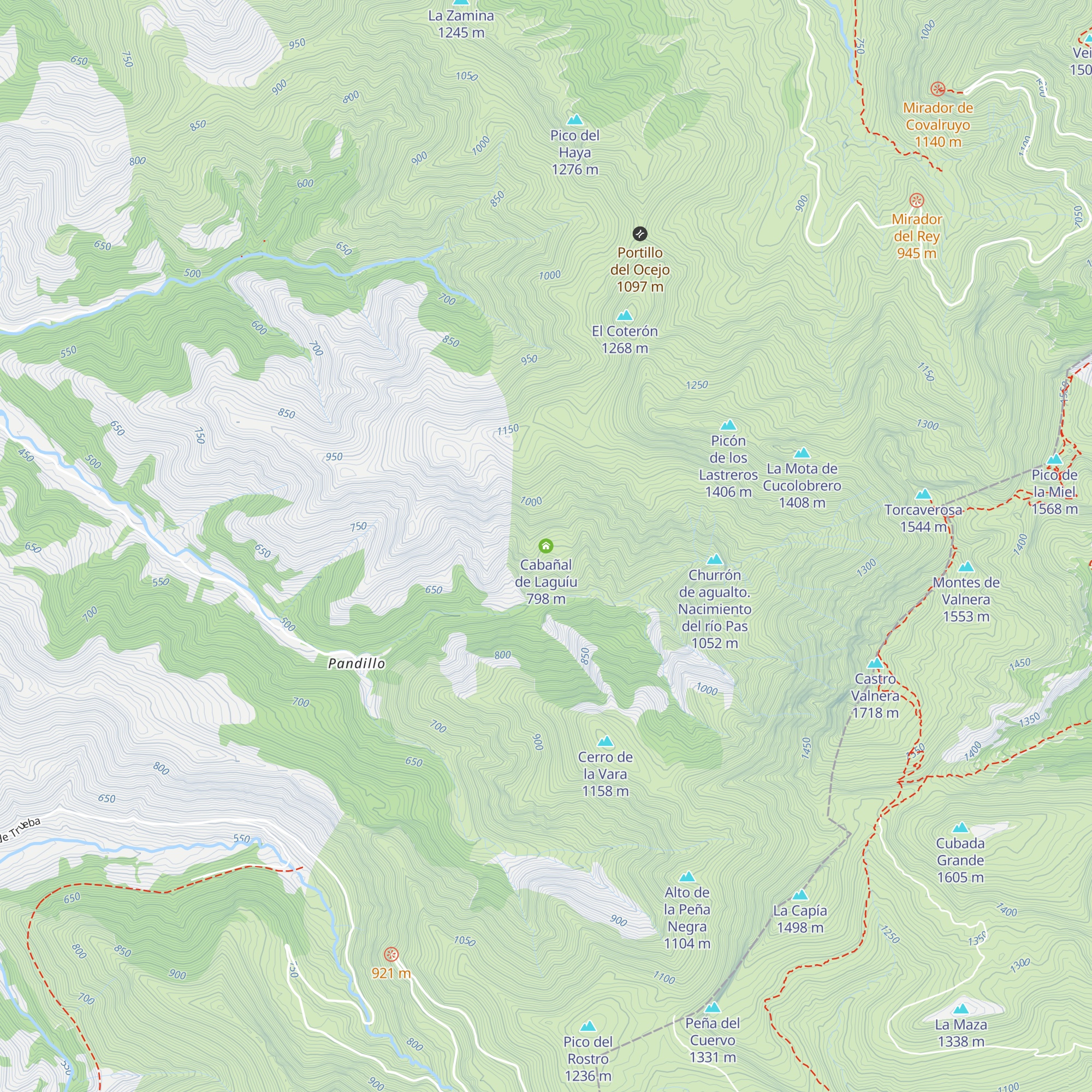 Cabañal de Laguíu map