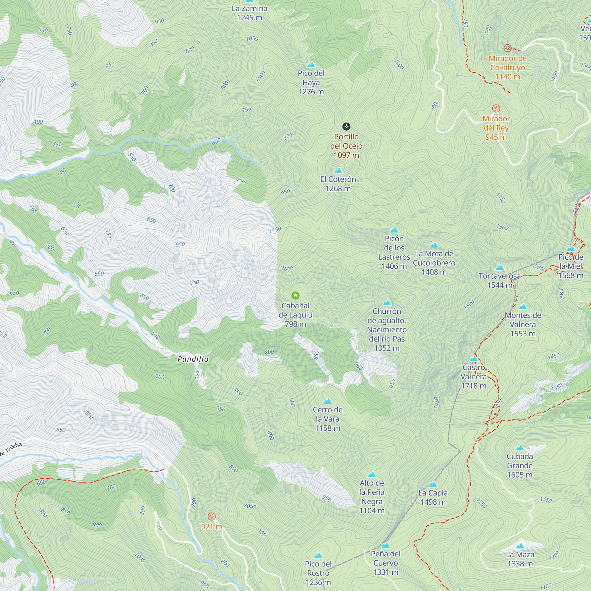 Cabañal de Laguíu map