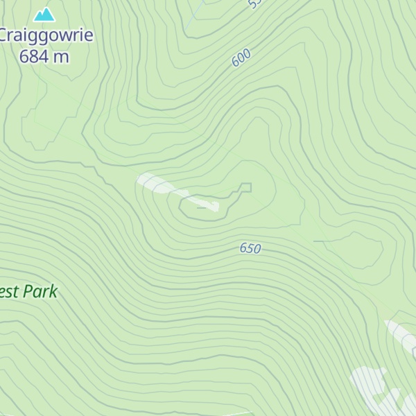 Map of Creag a' Chaillich