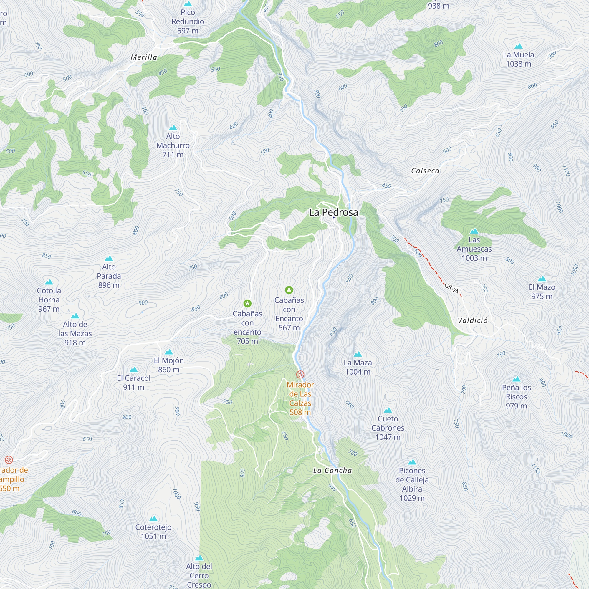 Cabañas con Encanto map