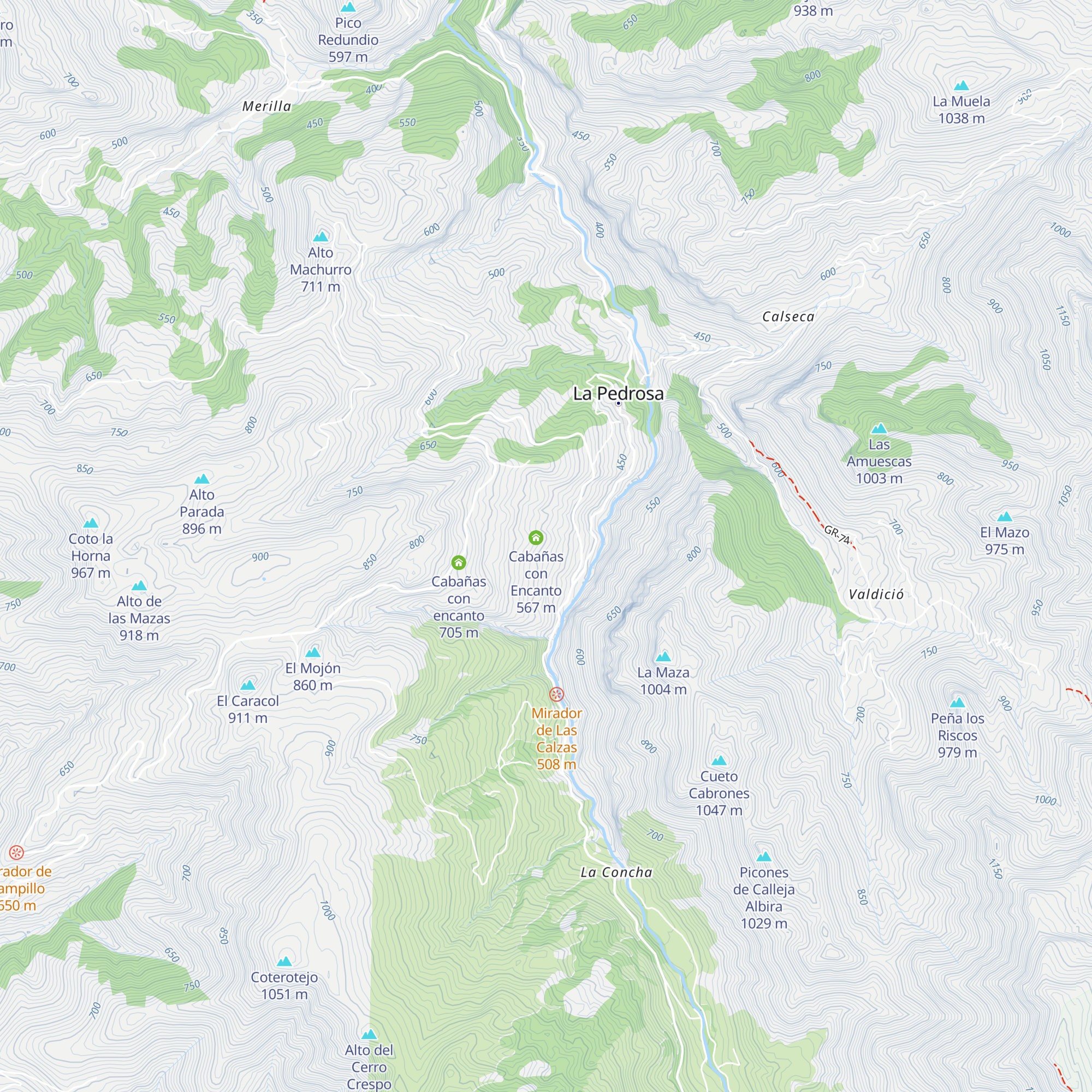 Cabañas con Encanto map