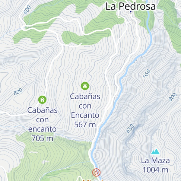 Map of Cabañas con Encanto