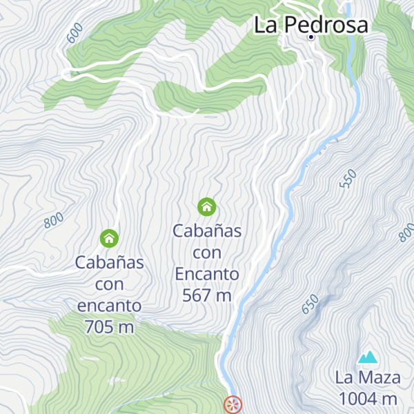 Map of Cabañas con Encanto