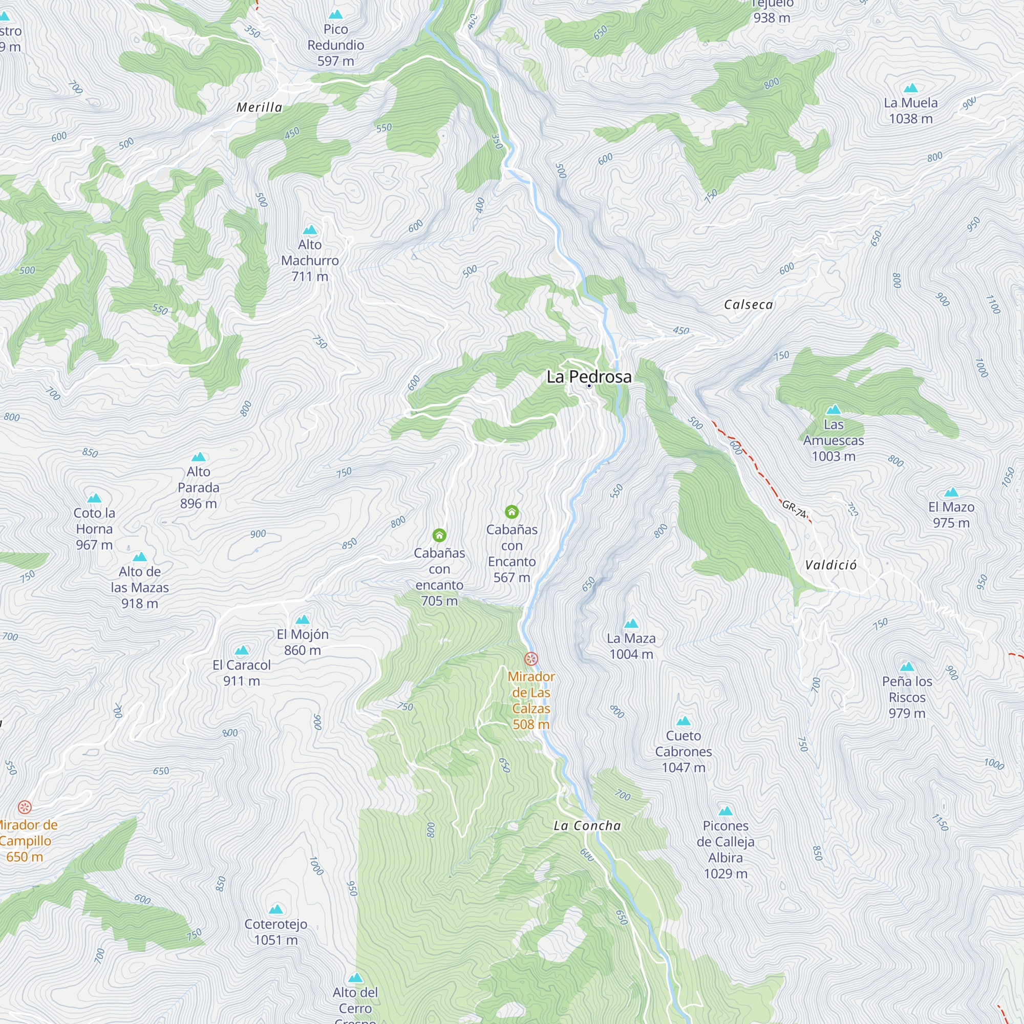 Cabañas con Encanto map
