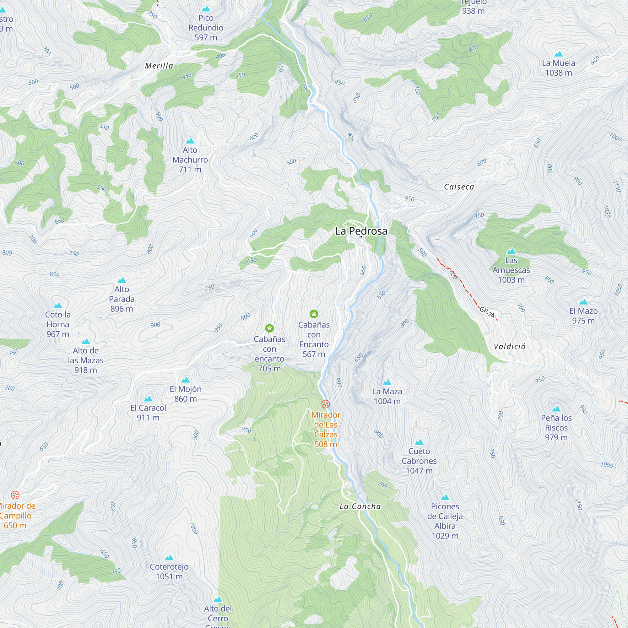 Cabañas con Encanto map