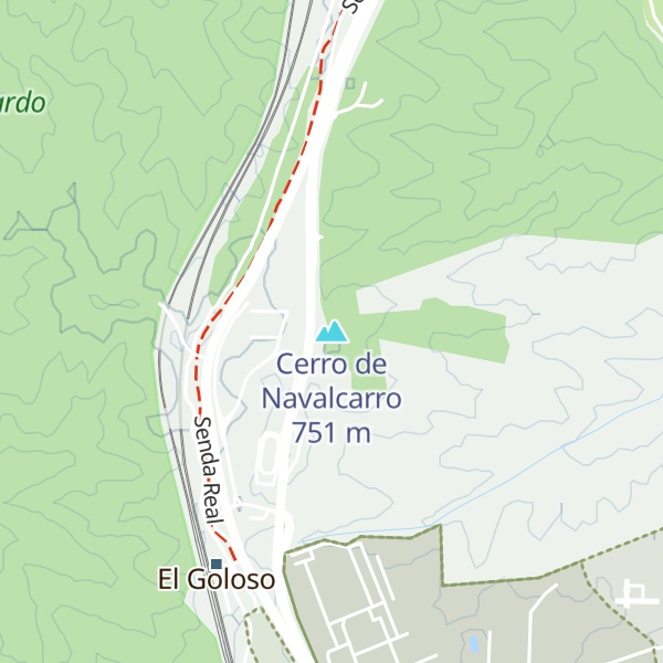 Map of Cerro de Navalcarro