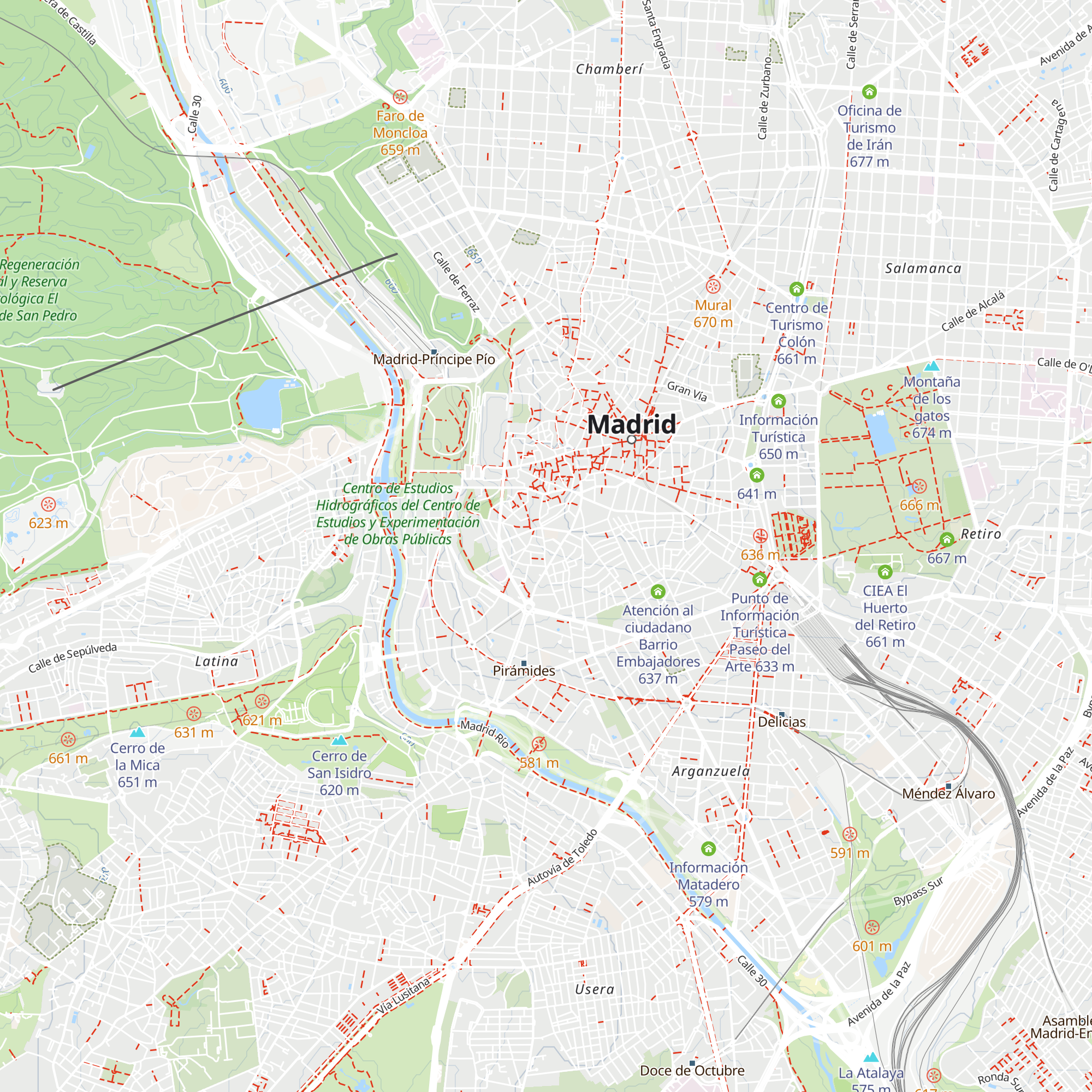 Rifugio map