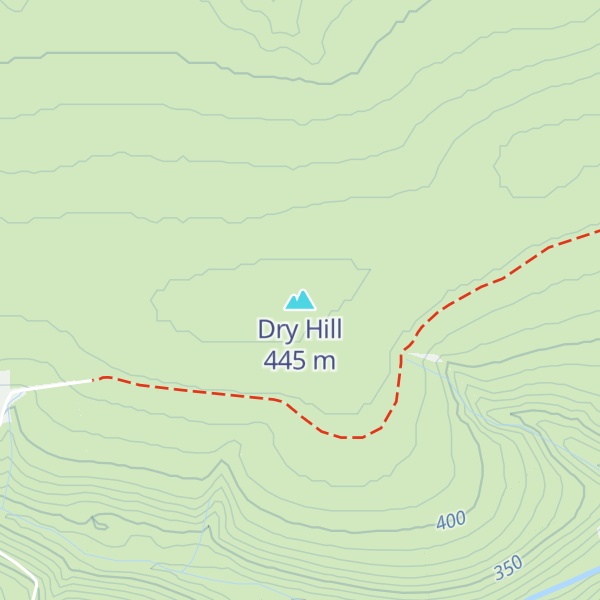 Map of Dry Hill