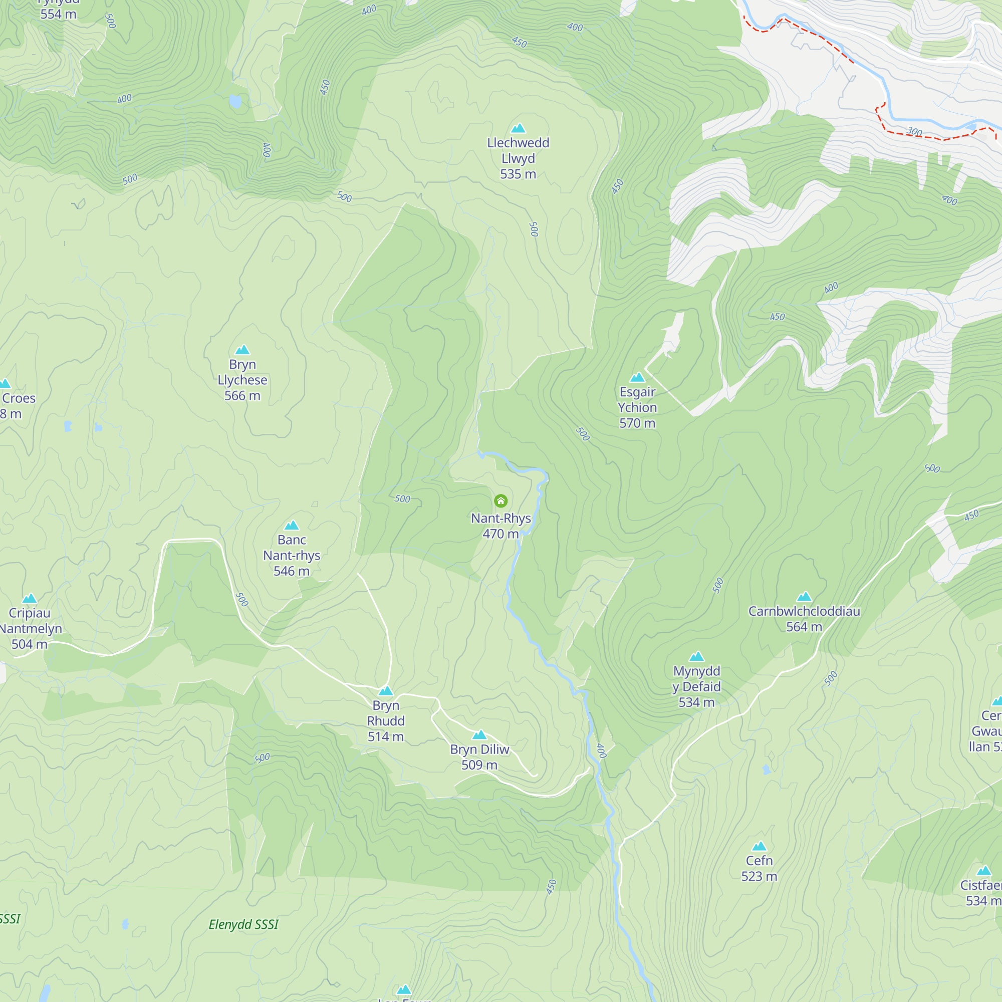 Nant-Rhys map