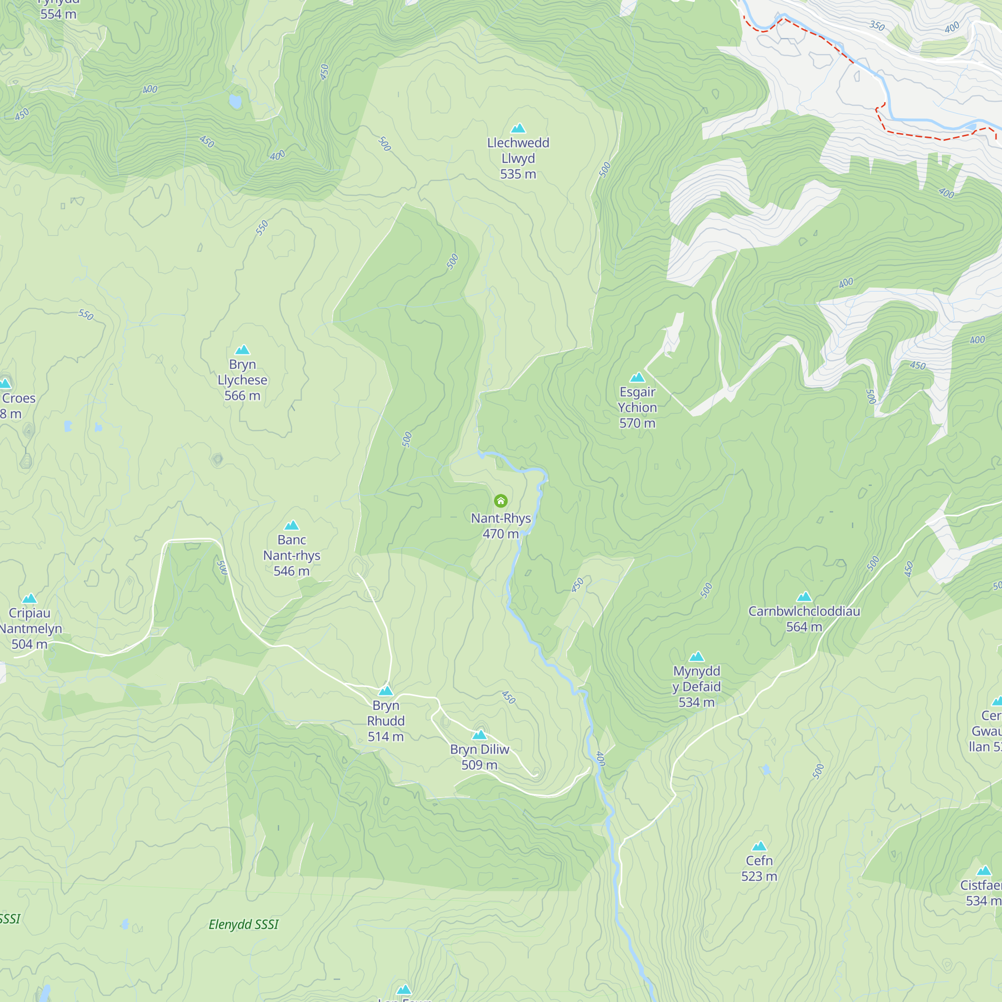 Nant-Rhys map