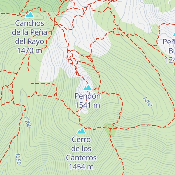 Map of Pendón