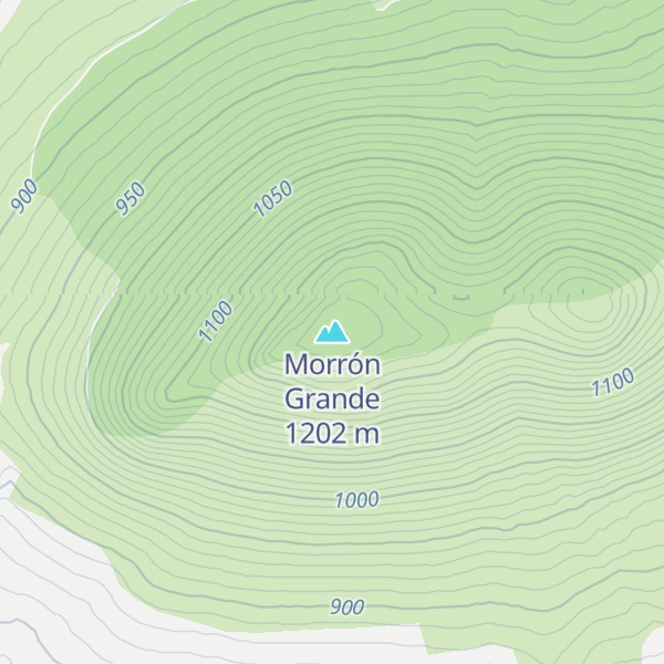Map of Morrón Grande