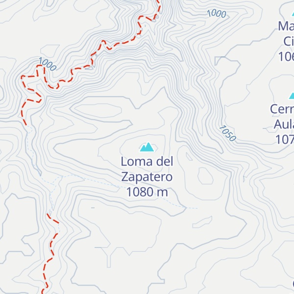Map of Loma del Zapatero