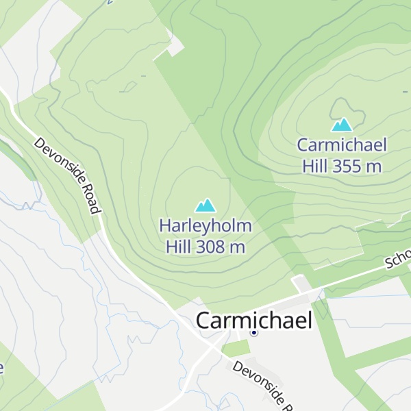 Map of Harleyholm Hill