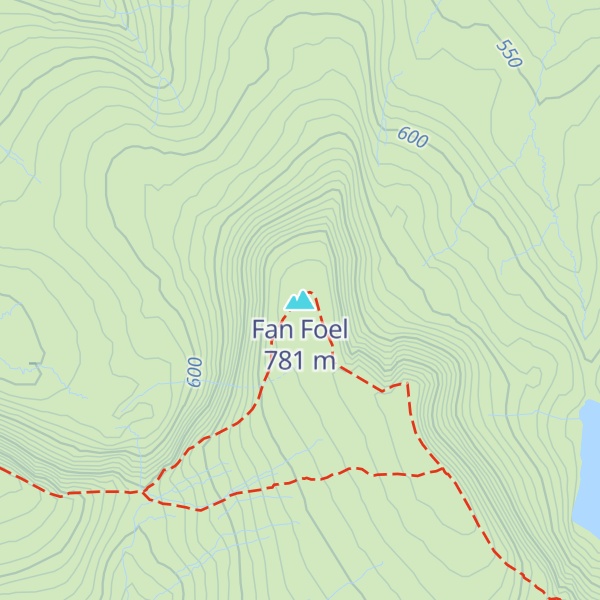 Map of Fan Foel