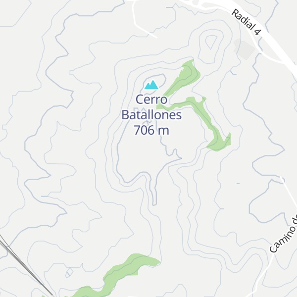 Map of Cerro del Mojón