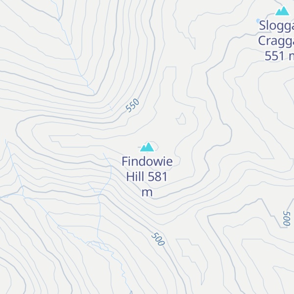 Map of Findowie Hill