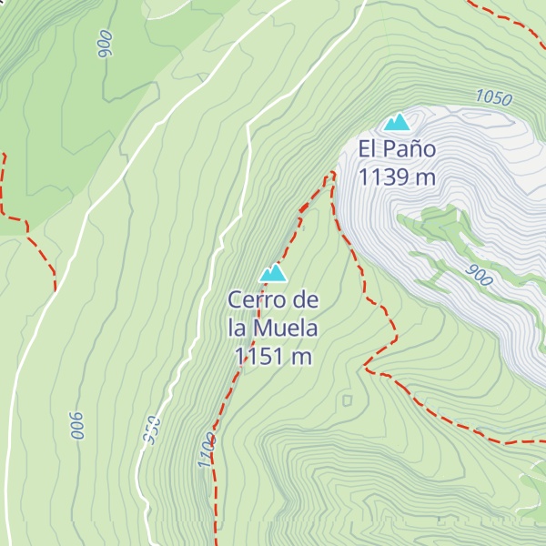 Map of Cerro de la Muela