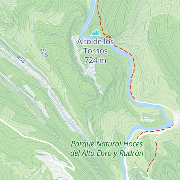 Map of Peña Corderiza