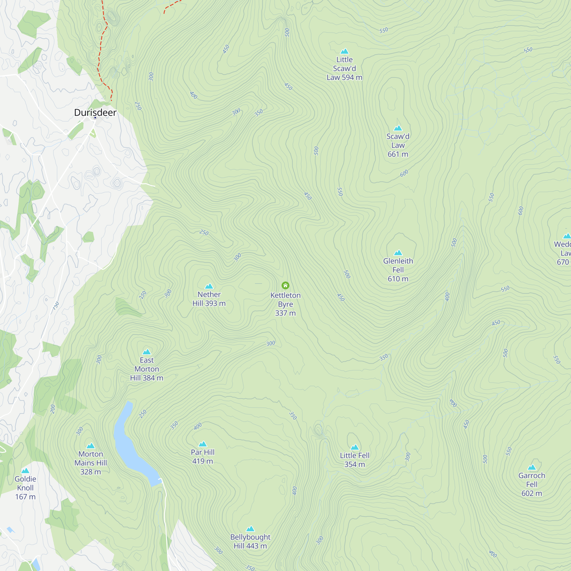 Kettleton Byre map