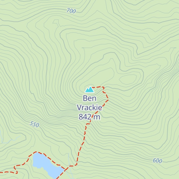 Map of Ben Vrackie
