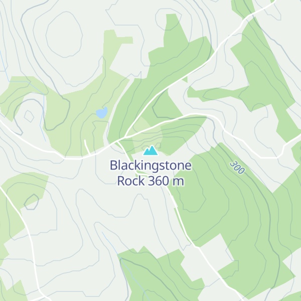 Map of Blackingstone Rock