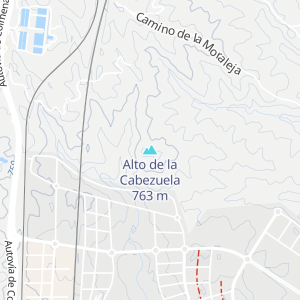 Map of Alto de la Cabezuela