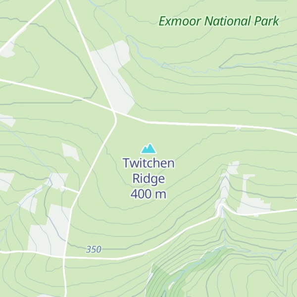 Map of Twitchen Ridge