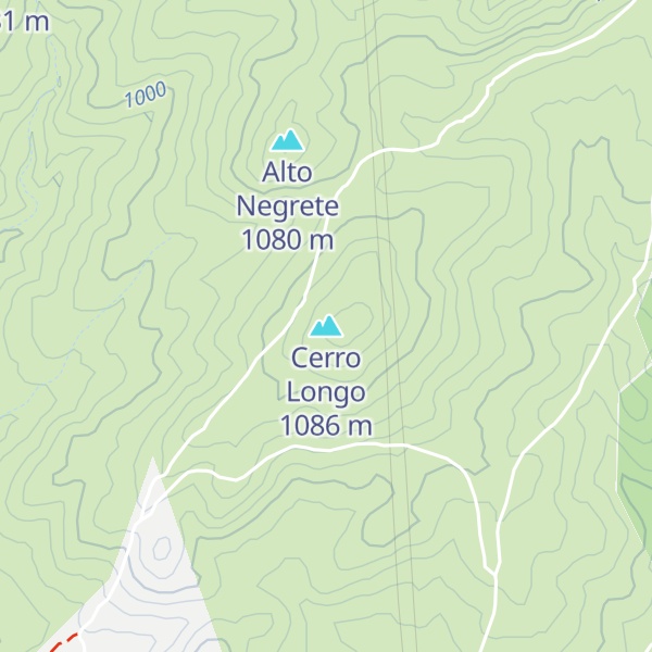 Map of Cerro Longo