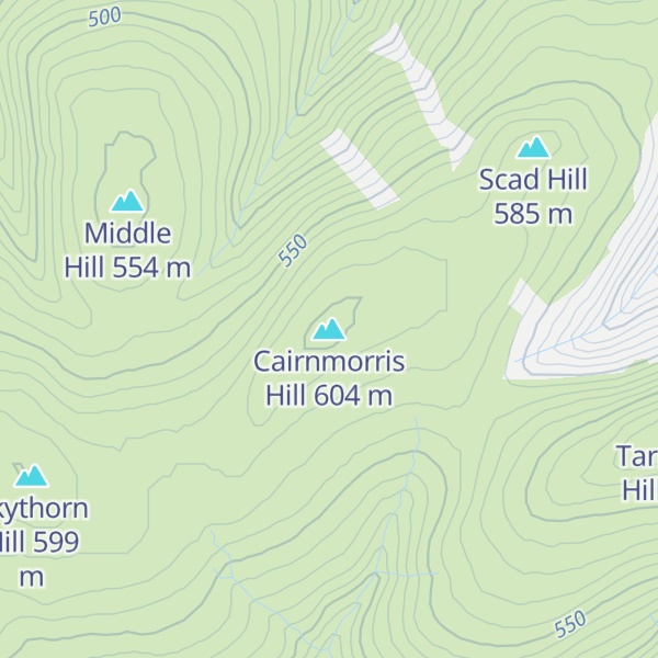 Map of Cairnmorris Hill