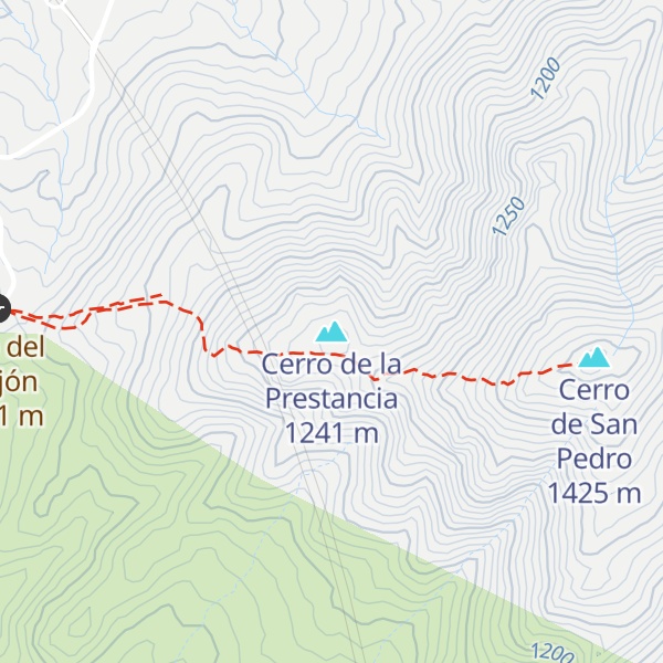 Map of Cerro de la Prestancia