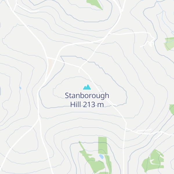 Map of Stanborough Hill