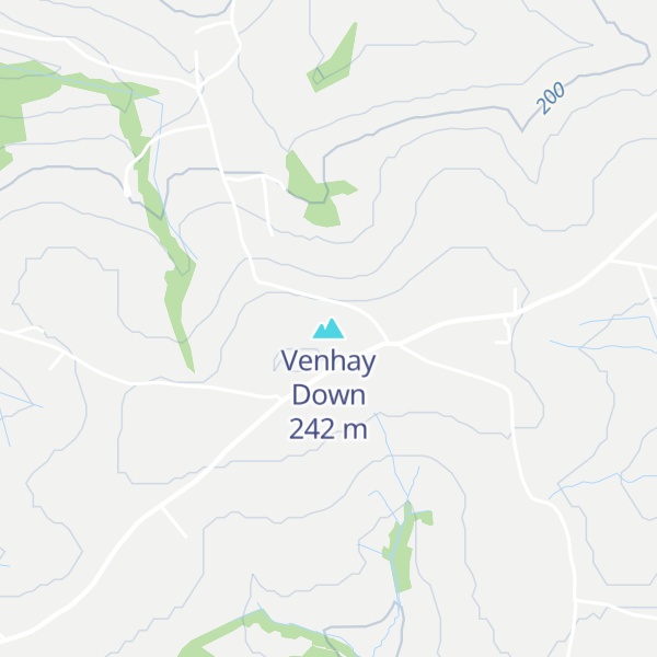 Map of Venhay Down