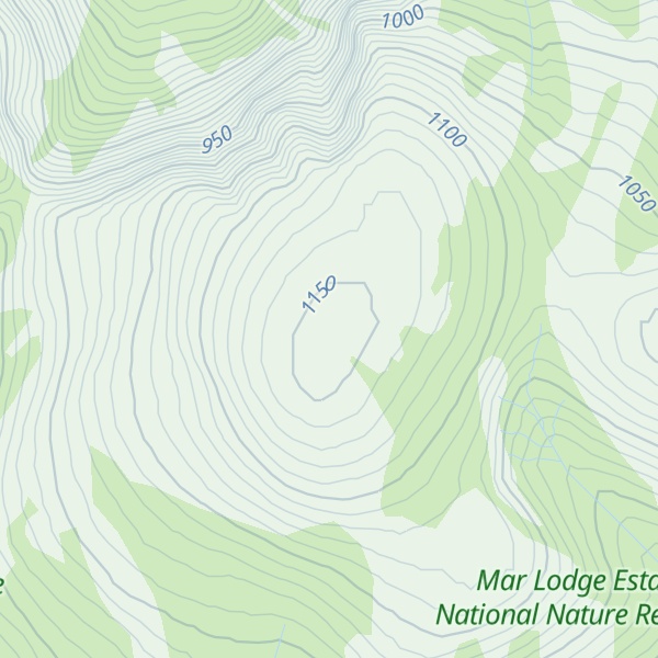 Map of Beinn Bhrotain