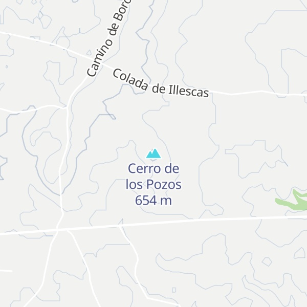 Map of Cerro de los Pozos