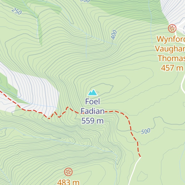 Map of Foel Fadian