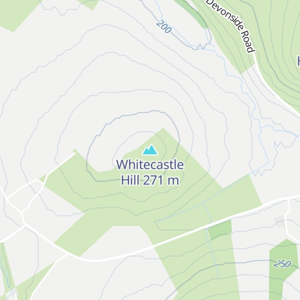 Map of Whitecastle Hill