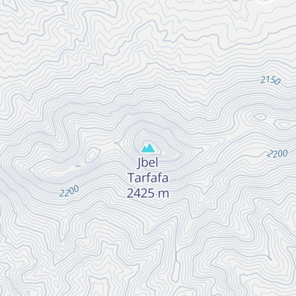 Map of Jbel Tarfafa