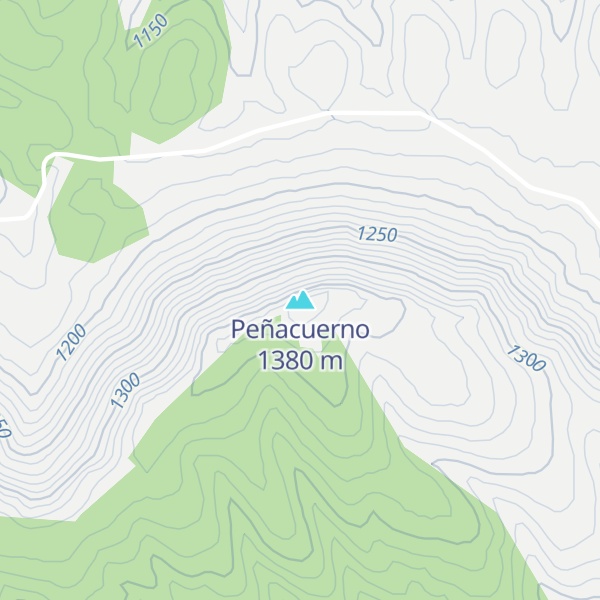 Map of Peñacuerno