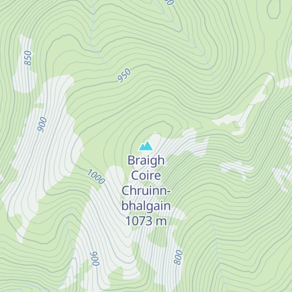 Map of Braigh Coire Chruinn-bhalgain