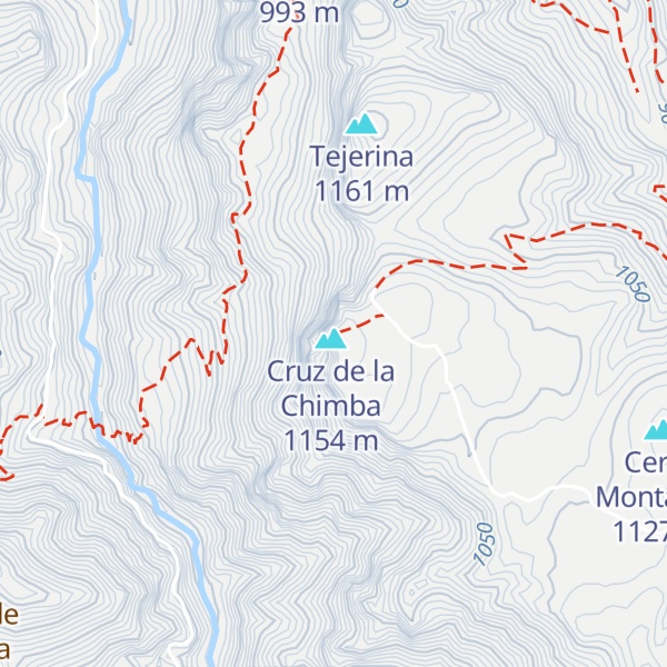 Map of Cruz de la Chimba