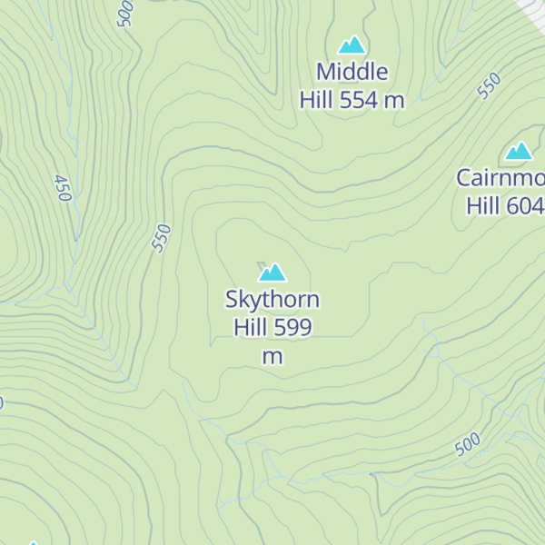 Map of Skythorn Hill