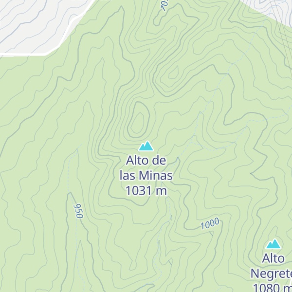 Map of Alto de las Minas