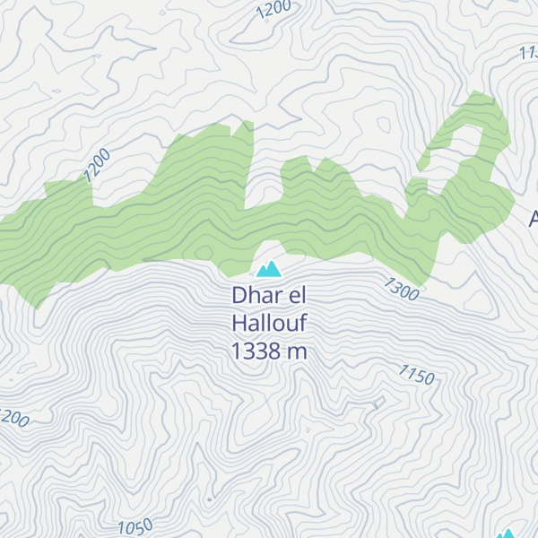 Map of Dhar el Hallouf