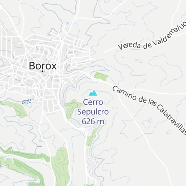 Map of Cerro Sepulcro