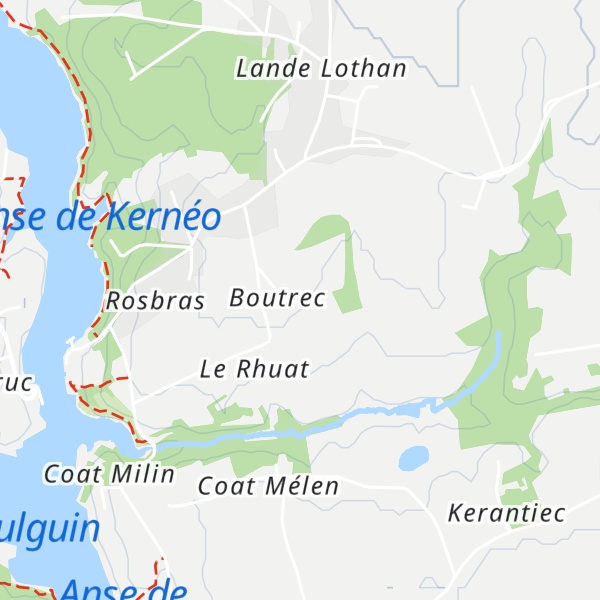 Map of Gîte de Boutrec
